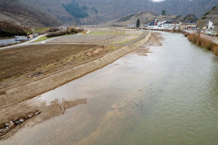 Luftaufnahme Mayschoß Gewässerwiederherstellung