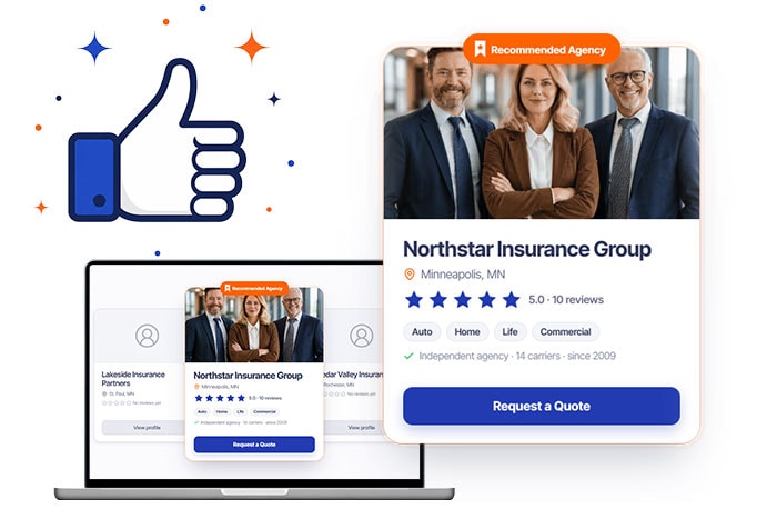 a recommended insurance agency on Momentum Edge platform