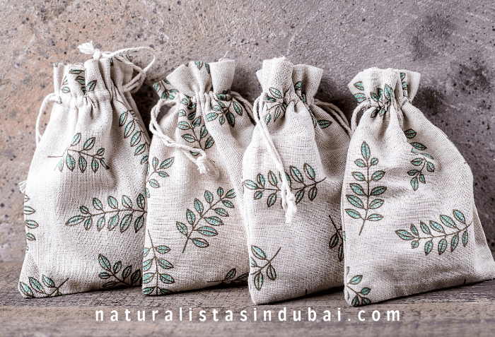 Zero waste gift bags for the holidays