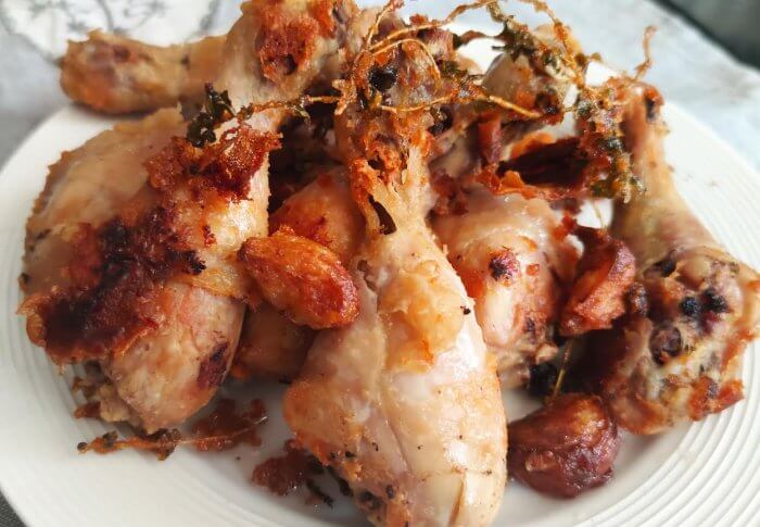 Cuisses de poulet confites