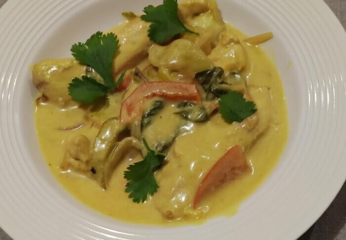 Poulet crème de coco au citron