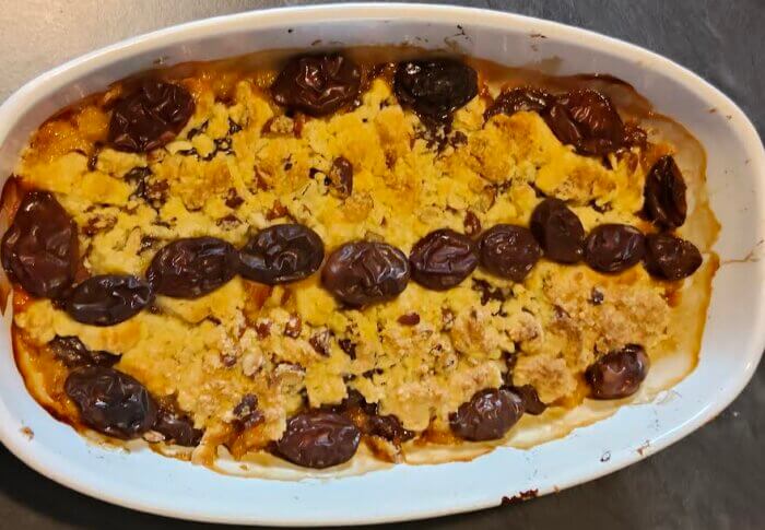 Cobbler aux prunes