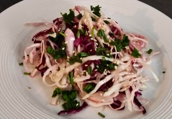 Salade de chou à la japonaise