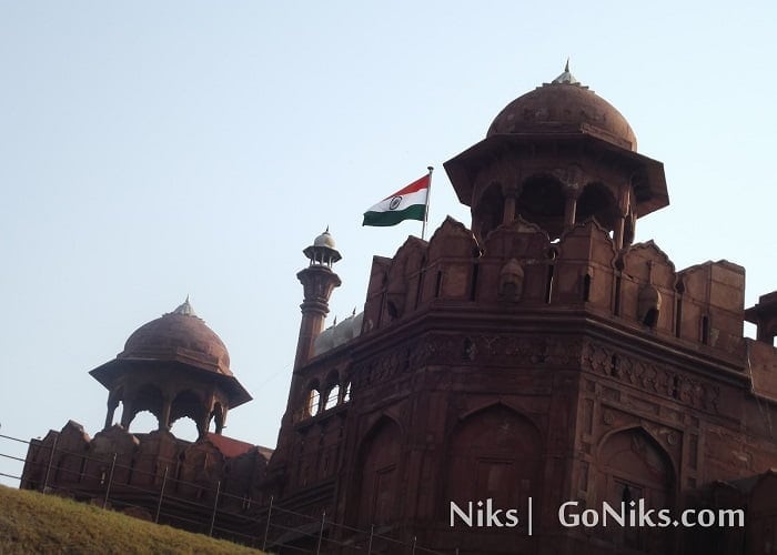 A View of Red Fort in delhi