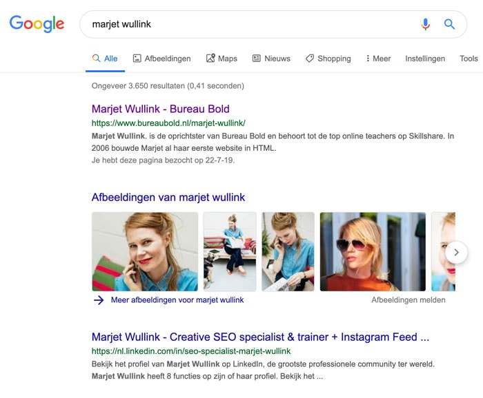 personal branding SEO