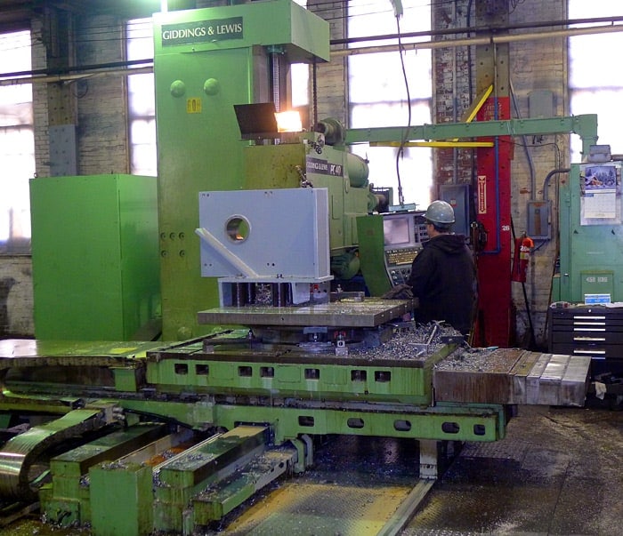 Giddings lewis horizontal boring mill