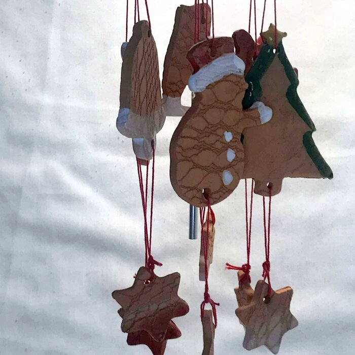 Kerámia Szerencsehozó Szélcsengő hiteles csilingeléssel - Image 4