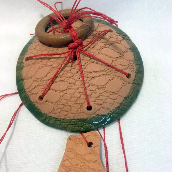 Kerámia Szerencsehozó Szélcsengő hiteles csilingeléssel - Image 5