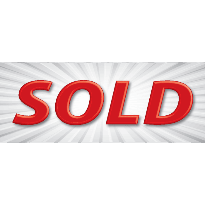 "Sold" Sign Savers - White Starburst Background