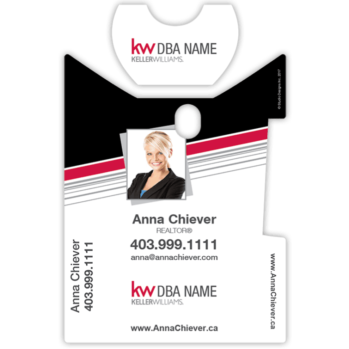 Keller Williams Real Estate Supra Lock box Wraps -  Design Opt I