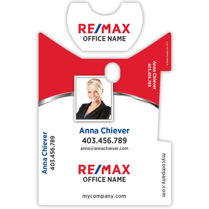 RE/MAX Supra Lockbox Wraps - Design Opt 10
