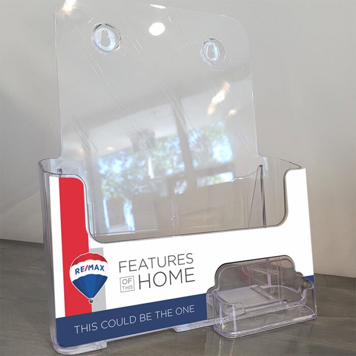 Decorated Feature Sheet Holder - RE/MAX opt 1