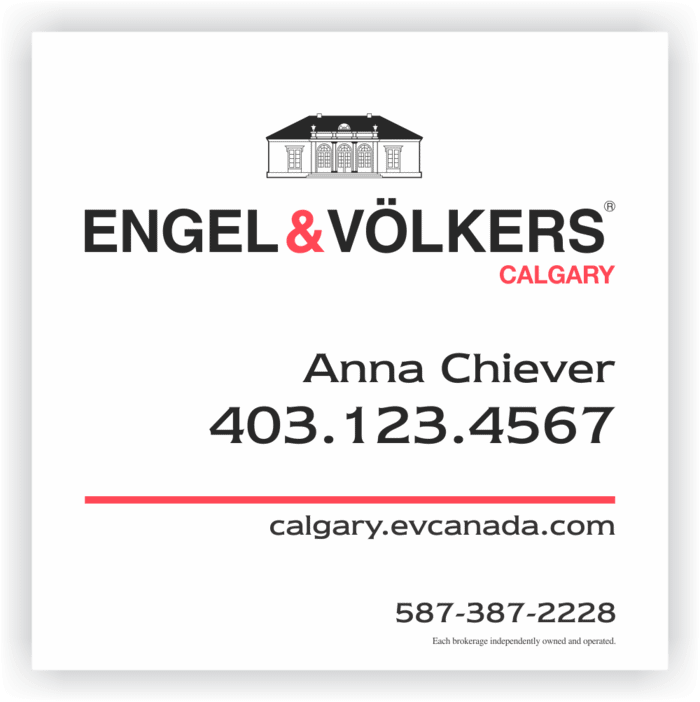 Engel & Volkers For Sale Sign 24"w x 24"h