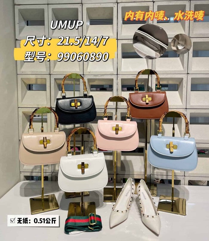 Wooden Handle Saddle Bag - Image 3
