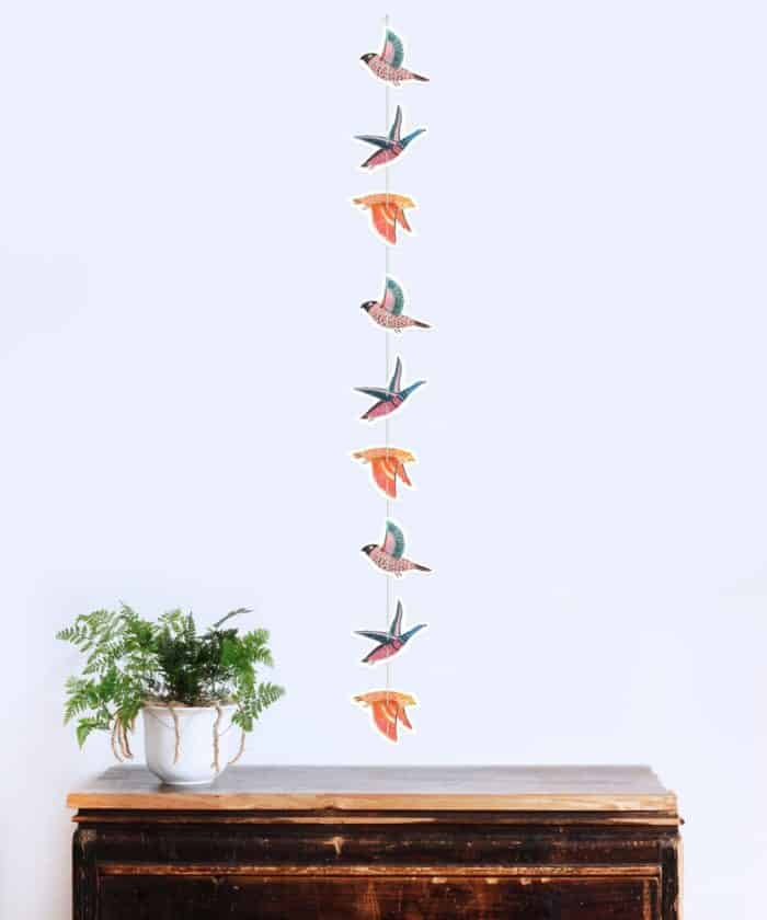 Wild Bird Garland Kids Decor