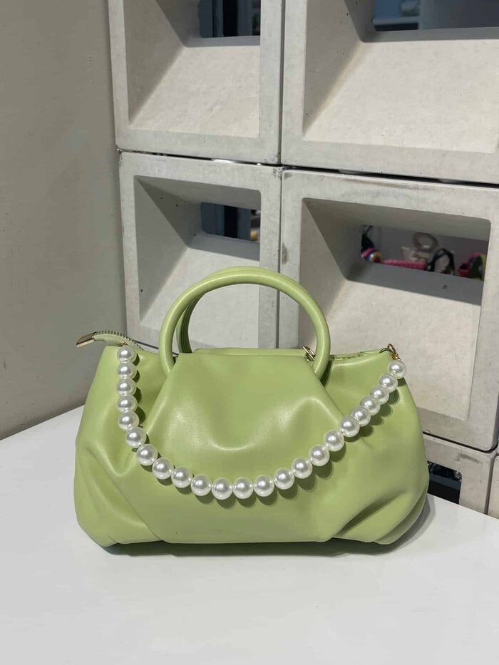 Fashion Pearl Handbag - Image 2