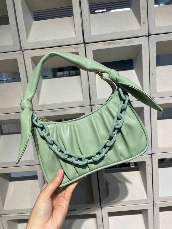 Clould Shape Pleated Bag