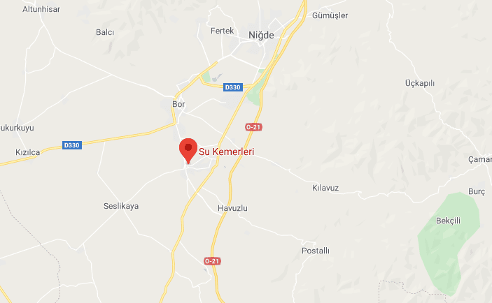 tyana antik kenti , su kemeri , roma havuzu