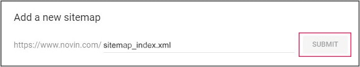 ثبت نقشه سایت در سرچ کنسول