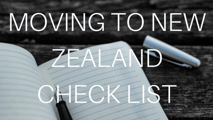 NEW ZEALAND CHECKLIST