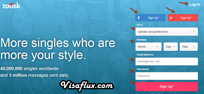 Zoosk online dating account