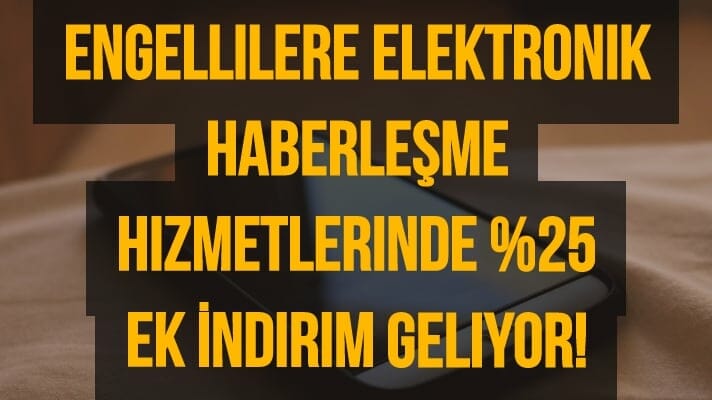 Elektronik Haberleşmede %25 indirim
