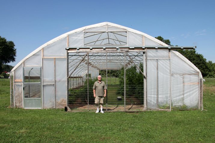 Central Missouri farmer Gary Wenig plants trap crops around his high tunnel in an effort to stop pests from eating his produce. Kristofor Husted/Harvest Public Media