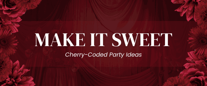 Scarlet Soirées & Cherry-Coded Themes for the Modern Bride make it sweet