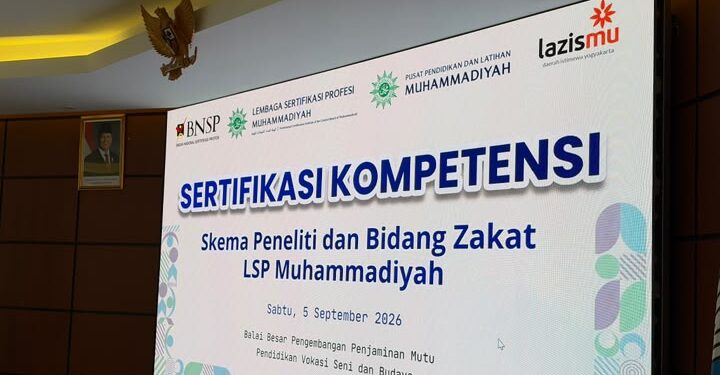 LSP Muhammadiyah Gelar Uji Kompetensi Sertifikasi Profesi Peneliti dan Zakat, 70 Peserta Dinyatakan Kompeten