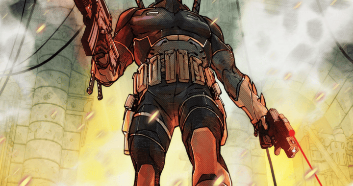 Deathstroke The Terminator #1 comic cover featuring Slade Wilson in action