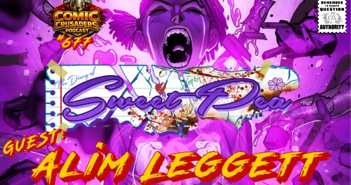 Alim Leggett discusses The Diary of Sweet Pea #3 Kickstarter on the Comic Crusaders Podcast with Al Mega