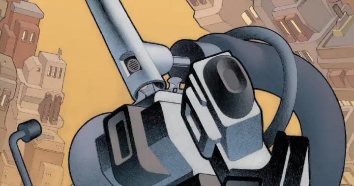 Cover art for Faceless and the Family: Maze of the Mechanical Aliens #1 by Matt Lesniewski from Oni Press