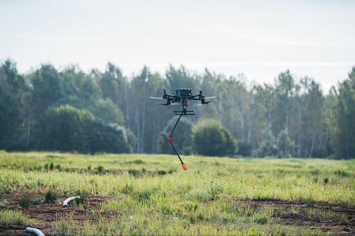 Drones for cheap mining exploration
