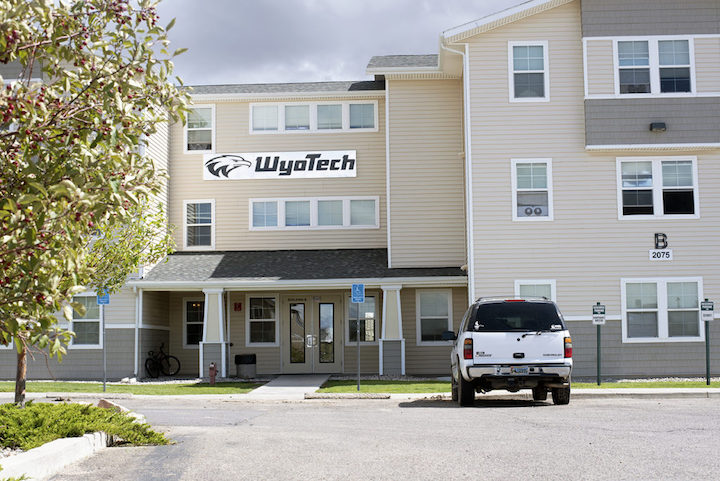 Front of dorm housing at WyoTech