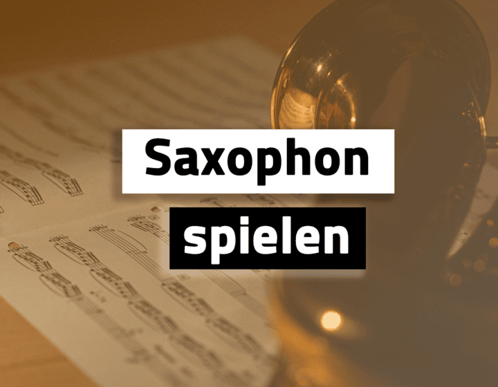 Saxophon spielen für Anfänger!