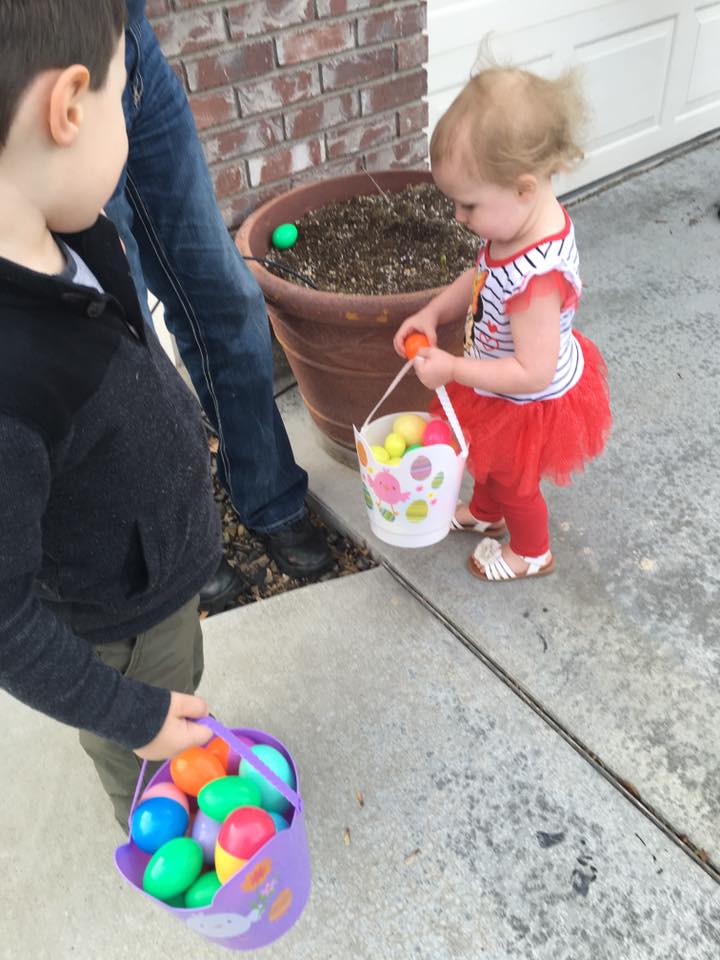 hazel had an absolute blast hunting eggs