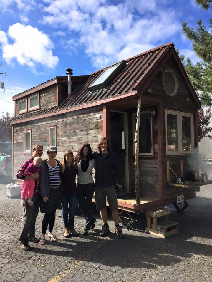 They had an open house and Kristie Wolfe came out too, if you aren't following her Hobbit house build you need to look it up (look up Kristie Wolfe on facebook!)