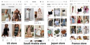 various designs from Shein