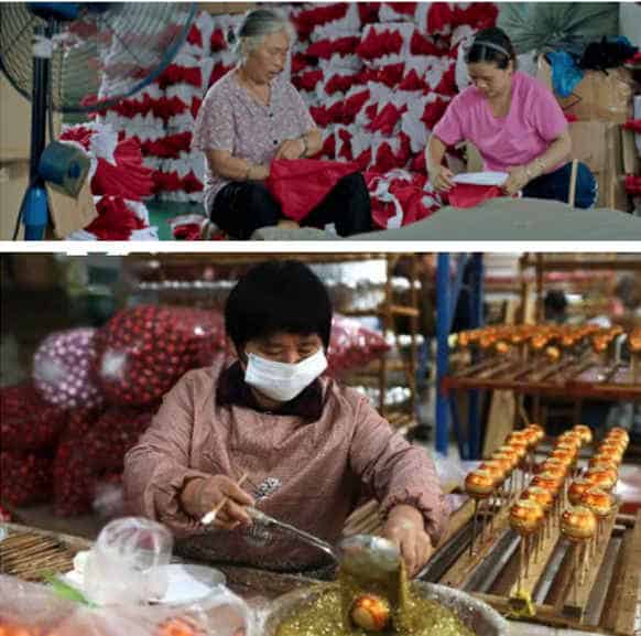 Christmas product production