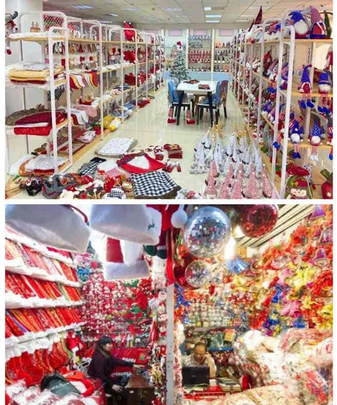 various Christmas items