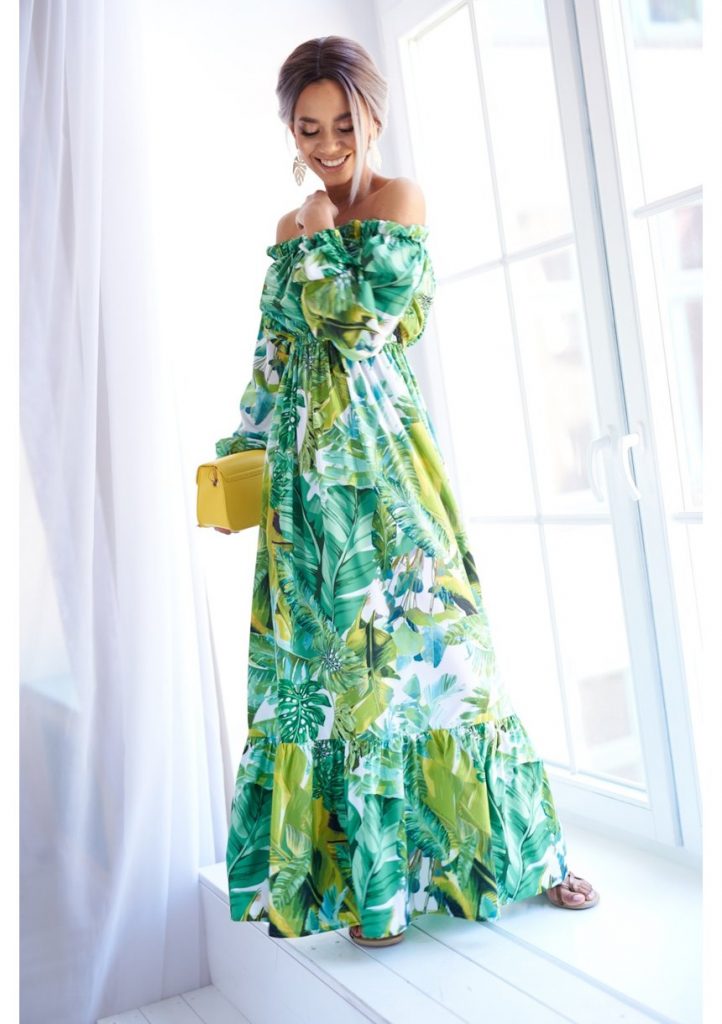 Layla - sukienka maxi Bananas