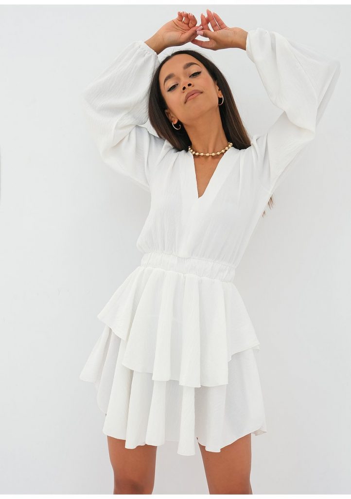 Mia - sukienka letnia boho Ecrue