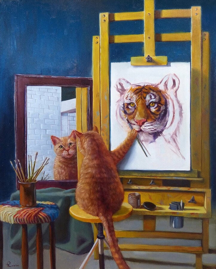 Lucia Heffernan - Animal Painting - 1