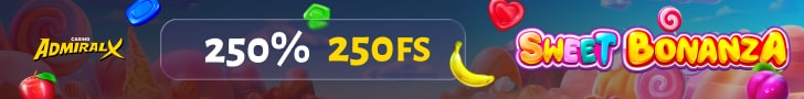 250% + 150 FS приветственный бонус за регистрацию в Адмирал Х