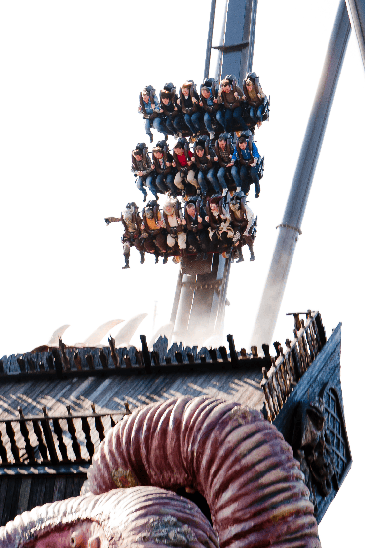 Foto: Heide Park, Jungfernfahrt KRAKE