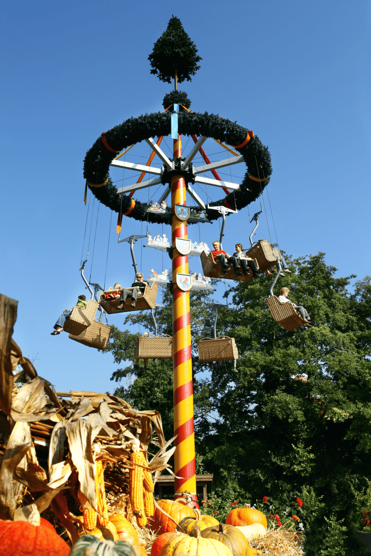 Foto: Erlebnispark Tripsdrill, Interaktiver Maibaum