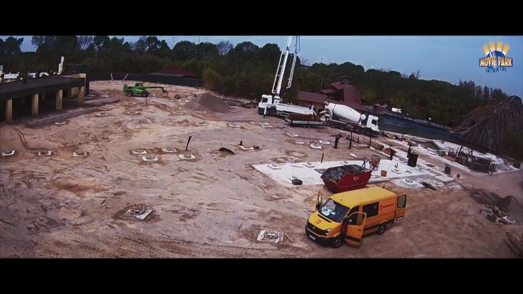 Foto: Movie Park Germany, Bau-Update 06.07.2016