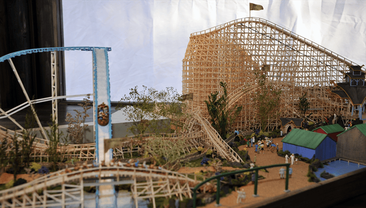 Foto: Europa-Park, Das Modell der neuen Holzachterbahn