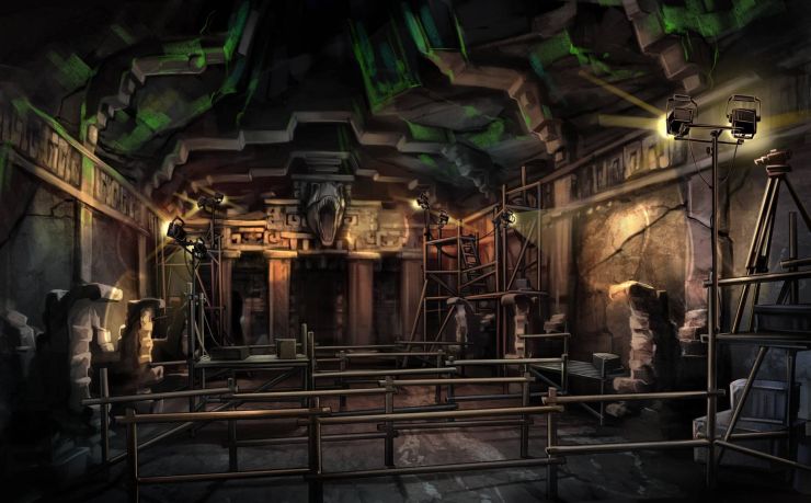 Foto: Movie Park, The Lost Temple Artworks