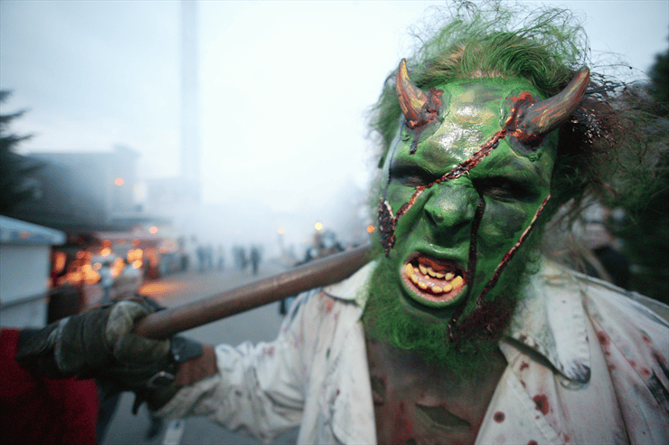 Foto: Movie Park, Halloween Monster beim HHF